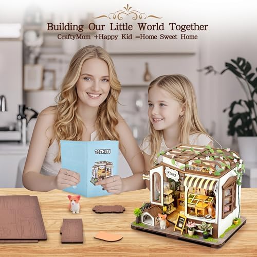 DIY Miniature House Kit- Miniature House Kit Adults Pet Shop - Image 6