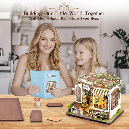 DIY Miniature House Kit- Miniature House Kit Adults Pet Shop - Image 6