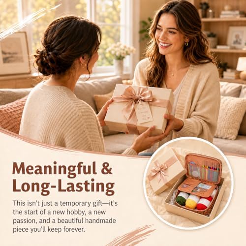 Coopay Crochet Kit for Beginners Adults Kids w/Step-by-Step Instructions - Image 4