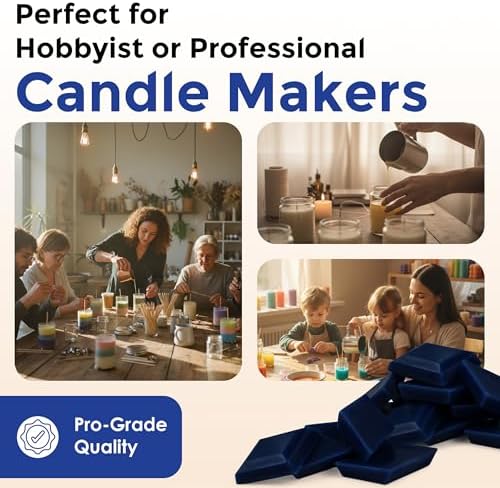 Blue Candle Dye Chips, Soy & Paraffin Candle Making, 10 Pack - Image 7