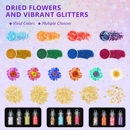 KISREL 18OZ Epoxy Resin Kit, Resin Kit with Alphabet Molds and Supplies - Image 6