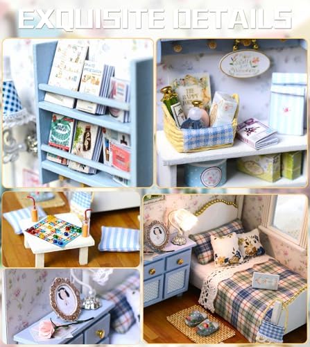 Spilay DIY Miniature House Kit for Adults, Miniature Dollhouse Building Kit - Image 7
