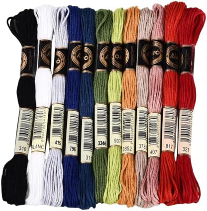 105 Yards Variegated Embroidery Floss for Hand Sewing Making by CABODYALS