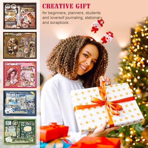 Scrapbooking Supplies Kit, Vintage Junk Journal Supplies,Cute Scrapbook Kit - Image 6