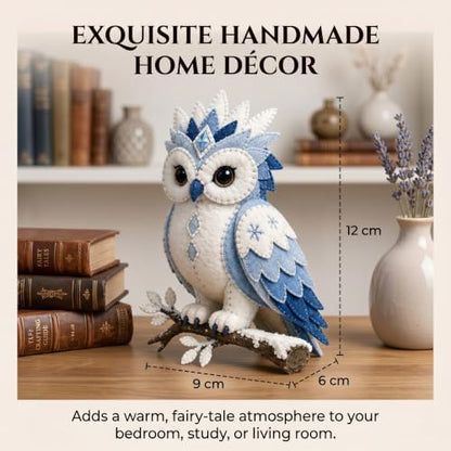 Arctic Winter Guardians DIY Patchwork Kit, Handmade 3D Mythical Plush Sewing Set with Pre-Cut Materials, Felt Animal Sewing Kit for Beginners, an Excellent Choice for Home Décor(Phoenix 1) - Image 5