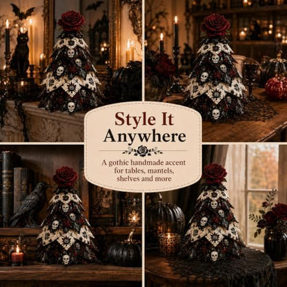 2026 New Christmas & Halloween DIY Quilted Fabric Tree Kit, 3D Layered Sewing Craft Set for Beginners, Christmas Tree Quilt Kit, Handmade Tabletop Holiday Decor, Gift for Craft Lover - Image 6