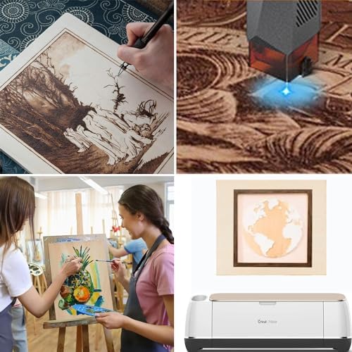 Unfinished Wood Pieces,18 Pack Basswood Sheets 1/16 Thin Plywood Wood Sheets for Crafts,Perfect for Architectural Models, Wooden DIY Ornaments, Laser, Wood Burning and CNC Cutting(152 x152 x 1.5mm) - Image 4