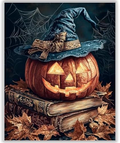 HITO Halloween Paint by Numbers Kit for Adults Pumpkin 16x20 Inch Frameless by HITO