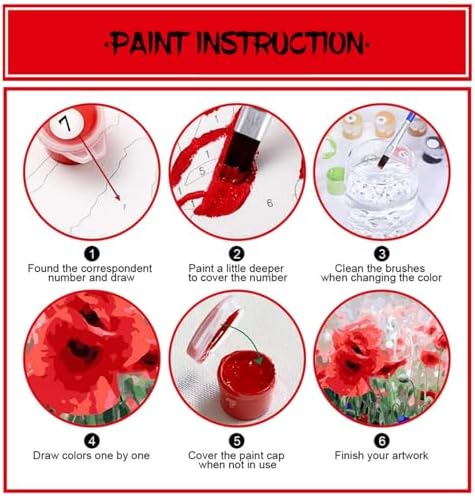 Mosaflare Lily Flower Paint by Numbers for Adults Beginner 12X16 inch - Image 6