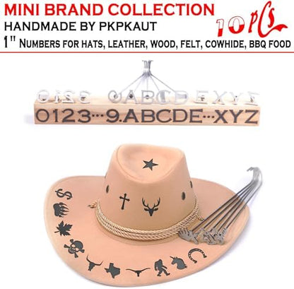 10Pcs 1" Custom Branding Iron for Wood, Leather Branding Stamp - Image 6