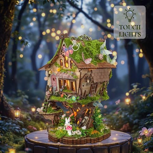 Book Nook Kit DIY Miniature House 3D Wooden Puzzle - Rowan's Tree House - Image 2