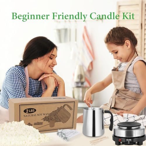 SAEUYVB Candle Making Kit with Wax Melter,Candle Wax for Candle Making - Image 5
