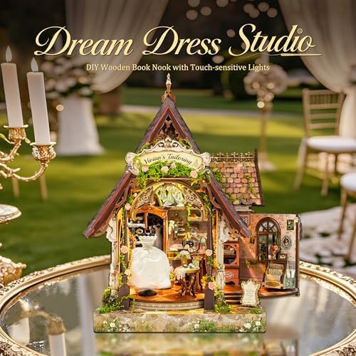Romantic Miniature Dream Dress Studio Book Nook - Image 3