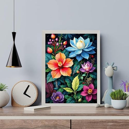Arttoplus Flowers Paint by Numbers Kit for Adults Beginner 16x20inch - Image 4