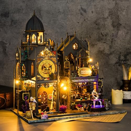 Dollhouse Kit, DIY Miniature House w/LED for Adult, Magic Castle - Image 7