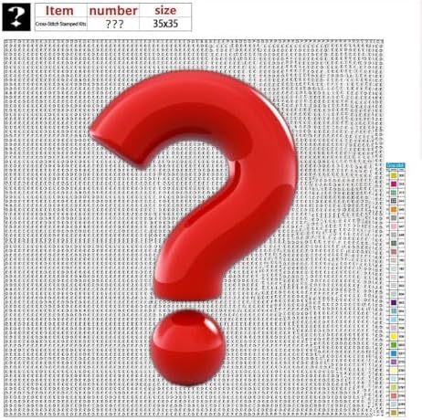 MYBISYMQQ Stamping Cross Stitch Kit, Mysterious Cross-Stitch Stamped Kits Blind Box for Adult Beginners, Full Line DIY Cross Stitch Stitching Kit for Home Decor Cross Stitch Patterns 13.7x13.7 inches - Image 2