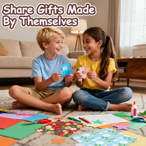 hapray Japanese Origami Paper Kit, 500 Colored Paper 6x6 for Kids Ages 5-12 - Image 6