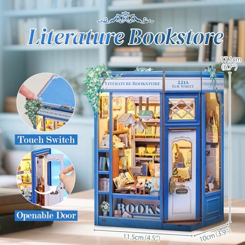 CUTEBEE Book Nook Kit - DIY Miniature House Dollhouse Booknook Kit - Image 4