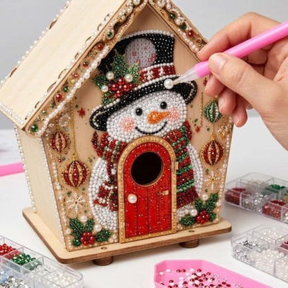 Christmas Diamond Pearl Painting Suncatcher Kit Christmas Ornaments 2026 (Style-B) - Image 4