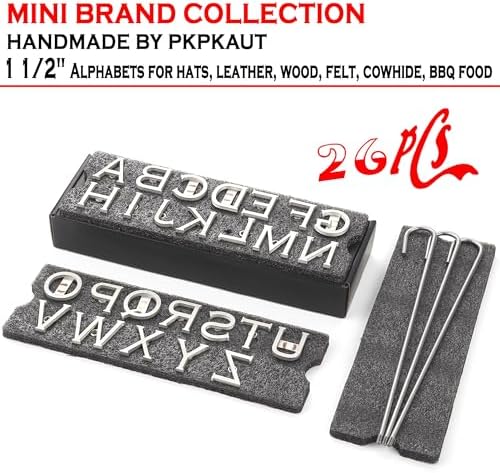 26Pcs 1 1/2" Custom Branding Iron for Wood, Leather Branding Stamp - Image 2