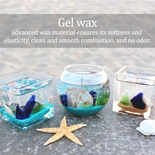 10LB Crystal Clear Gel Wax for DIY Candle Making, Soft & Elastic Jelly Wax for Candle Making & Decorative Accents & Handcraft Scente Candles Supplies. - Image 4