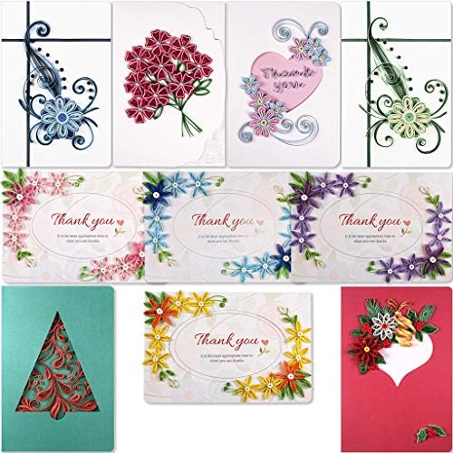 JUYA Quilling Greeting Card Making Kit Mega Pack 10 Different Kits by JUYACrafts