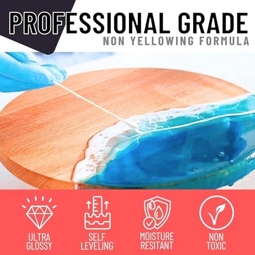 Epoxy Resin Mold Kit 1 Gallon – Pixiss Crystal Clear 1:1 Easy-Mix Epoxy Resin Kit with Art Supplies for Casting, Resin Art & Molds - Image 2