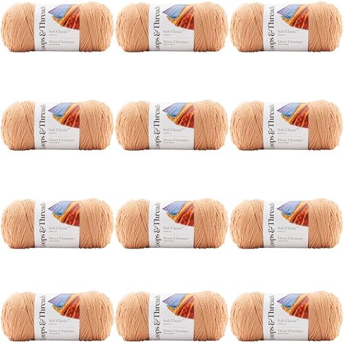 MICHAELS Bulk 12 Pack: Soft Classic™ Solid Yarn by Loops & Threads® - Image 7