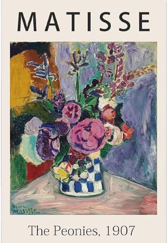 Vintage Flowers Paint by Numbers Kit for Adults Beginner (Without Frame) by KICHANG