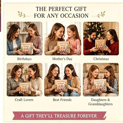 Fairy Patchwork DIY Collection, Flower Fairies Sewing Kit for Adults & Beginners, Make 4pcs Fabric Fairy Dolls with Pre-Cut Materials, Handmade DIY Craft Gift & Home Decor (Snowflake Fairies) - Image 4