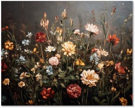 HMZephitiquc Paint by Numbers Flowers, Wildflowers Paint by Numbers for Adults, Flowers Painting by Numbers for Adults, Acrylic Oil DIY Crafts for Gift Home Decor 16x20 in by Unknown