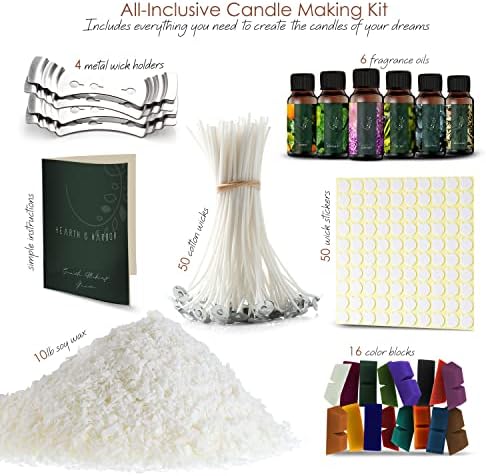 Hearth & Harbor Organic Candle Wax, Premium 10 lb Soy Wax for Candle Making - Image 2