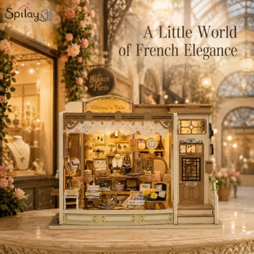 Spilay DIY Miniature House Kit for Adults, Miniature Dollhouse Kit - Image 3
