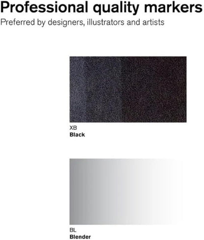 Winsor & Newton ProMarker Set, 2 Count, Black + Blender