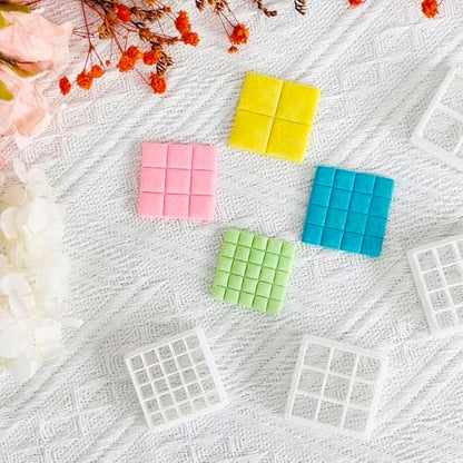 Xaekicr Grid Square Polymer Clay Cutters Set – 4PCS Geometric Clay Cutters for DIY Jewelry Making, Clay Tools for Polymer Clay Molds and Earring Projects - Image 5