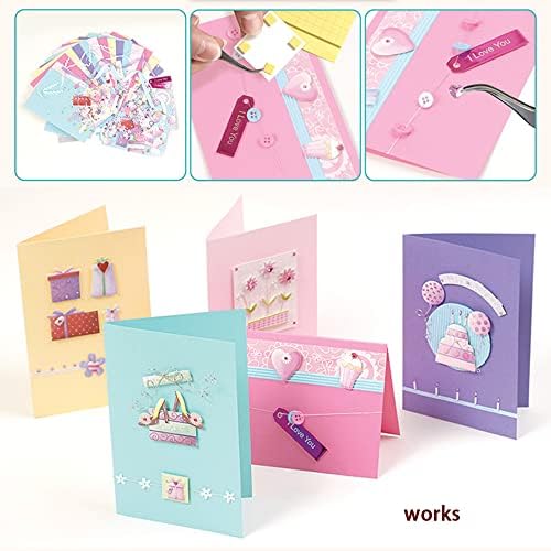 Huralona Greeting Card Making Supplies Envelope Kit Gift Anniversary Craft - Image 5