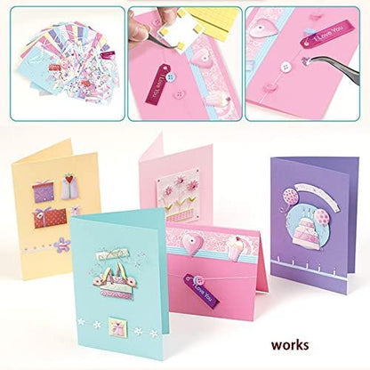 Huralona Greeting Card Making Supplies Envelope Kit Gift Anniversary Craft - Image 5