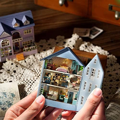 CUTEROOM DIY Miniature House Kit Wooden Craft Gift for Adult-Molan House - Image 4