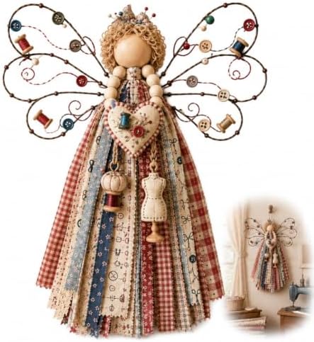 JMHKKUJ Angel Fabric Hanging DIY Kit, Macrame Wall Weaving Craft by Unknown