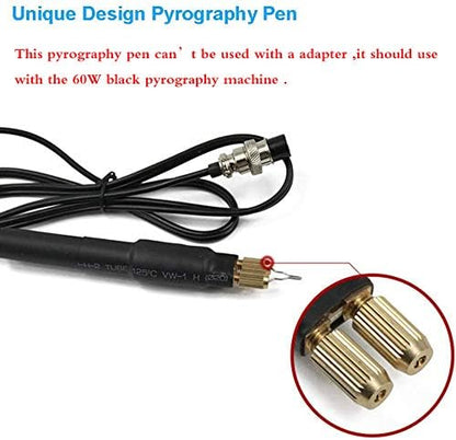 TOPCHANCES Wood Burning Pen for 60W Wood Burning Kit (Pyrography Pen) - Image 2