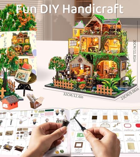 Spilay DIY Miniature House Kit for Adults, Miniature Dollhouse Kit - Image 5