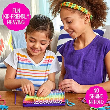 Made By Me Weaving Loom Arts and Crafts Kit, Ultimate Set, 378 Craft Loops - Image 3