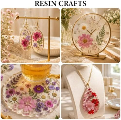 412 Pcs Dried Flowers for Crafts,Real Nature Dried Flowers for Resin - Image 5