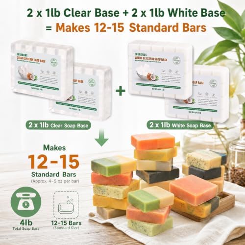 Advanced Soap Making Kit with 4 lb Base & Cutting Box - Image 3
