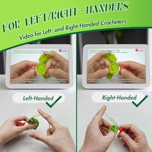 SGIBYN Crochet Kit for Beginners with Video - 4 Pcs Hanging Plant Craft Set - Image 5