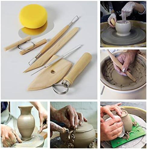 Artzuvs Clay Sculpting Tools 28pcs Polymer Pottery Modeling Tools Set for Ceramic Club Crafts,Carving,Sculpture,Shaping, Hobbyists,Artists,Expert - Image 5