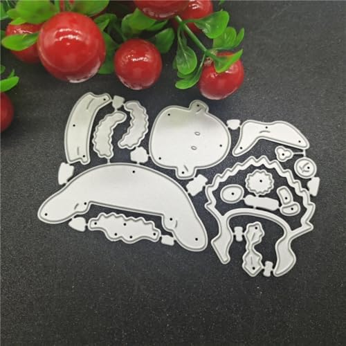 Scrapbooking Die-Cuts, Christmas Metal Cutting Dies for Card Making, Paper Craft Punch Template, Background Embossing Stencils, DIY Album Décor(Santa Claus-7.1x10.8cm) - Image 4