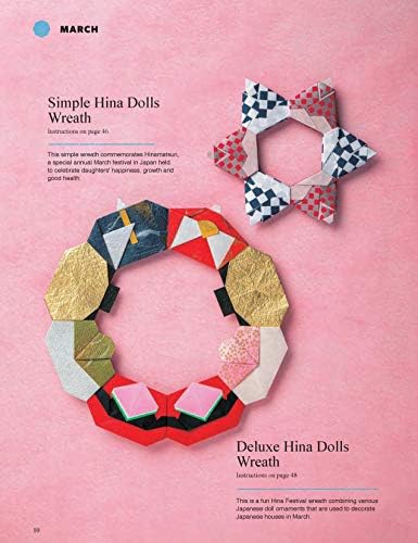 Beautiful Origami Paper Wreaths: Handmade Japanese Decorations for Every Occasion (Tuttle Specials) - Image 7