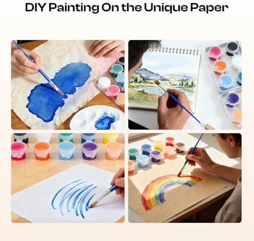 Caydo Paper Making Kit, 2 Size A5 A6 Papermaking Mould and Deckle - Image 5