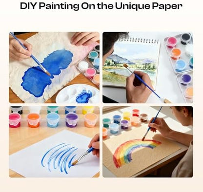 Caydo Paper Making Kit, 2 Size A5 A6 Papermaking Mould and Deckle - Image 5